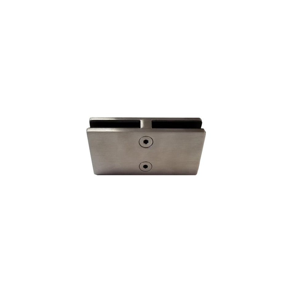 180 Degree Stainless Steel Glass Connector 10mm - 3/8'' - Gauthier De LaPlante