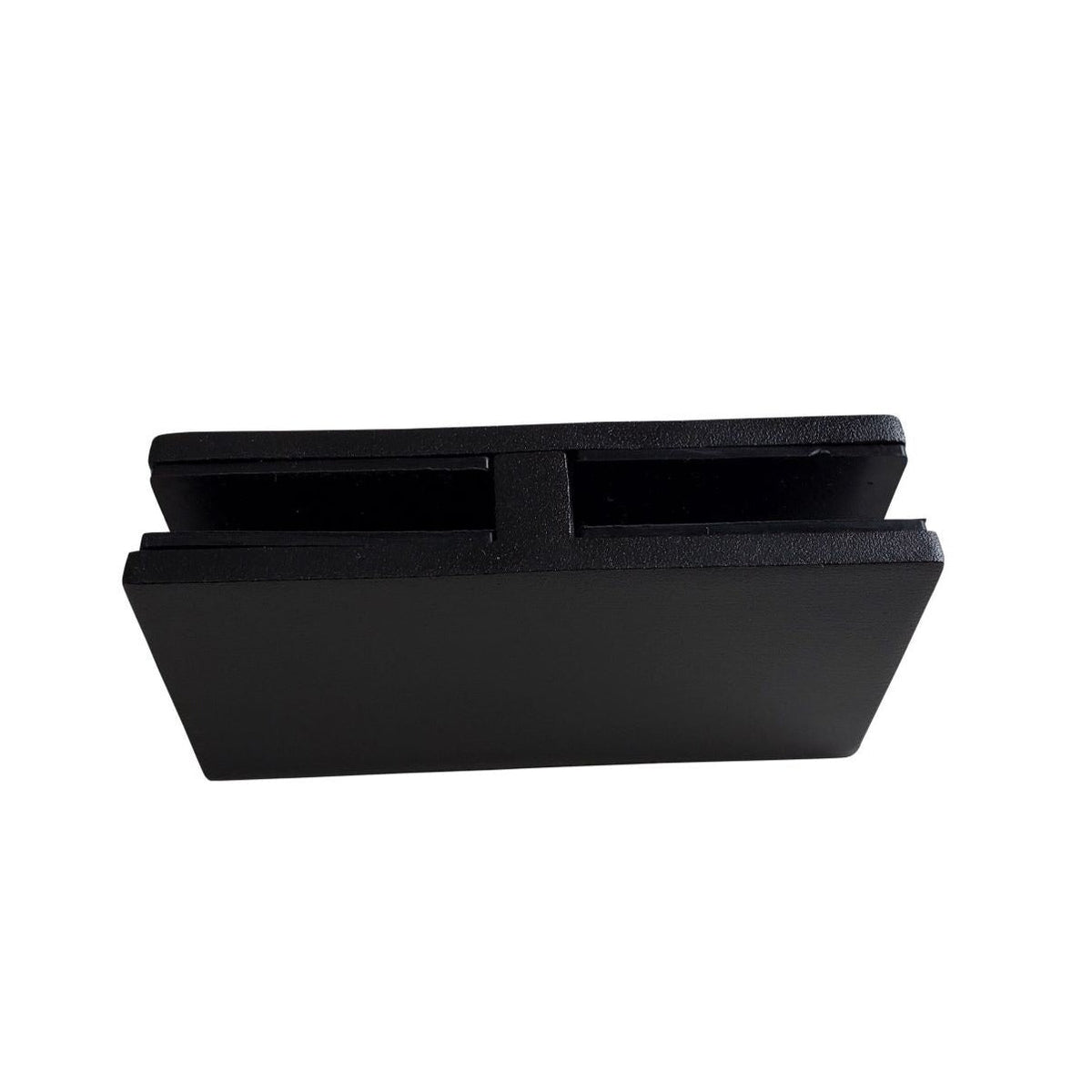 180 Degree Stainless Steel Glass Connector 12 mm - 1/2'' - Black - Gauthier De LaPlante