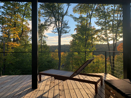 Aluminum post for cable railing – 1½’’ x 3/8’’ – Matte Black - Gauthier De LaPlante