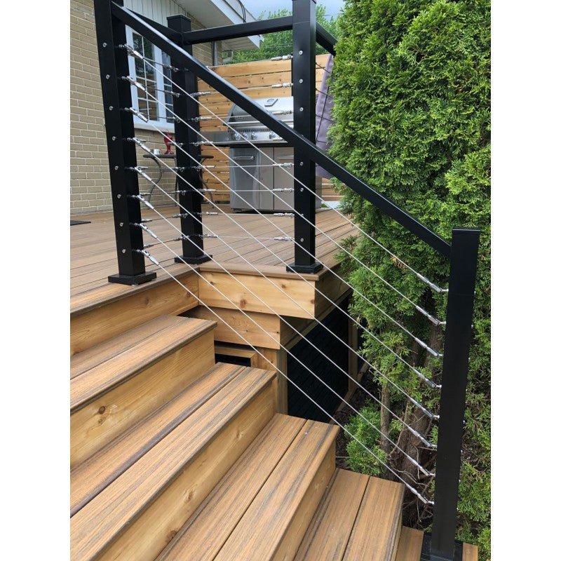 Classic Cable Rail System – Metal Post - Gauthier De LaPlante