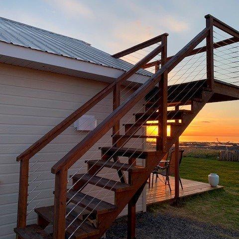 Nautica Cable Railing System - II – Timber Post - Gauthier De LaPlante