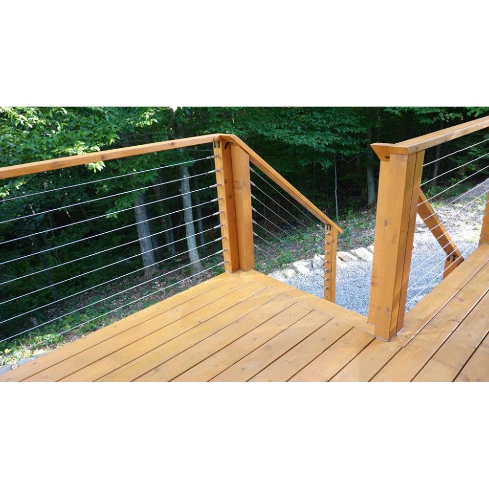 Sailing Cable Railing System I – Timber Post - Gauthier De LaPlante