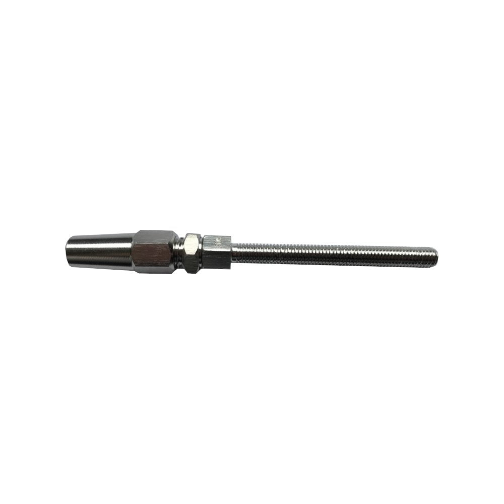 2x Swageless Eye Terminal 3mm – Edelstahl 316, Ohne Werkzeug Montierbar – Für Drahtseile, Marinetechnik & Architektur