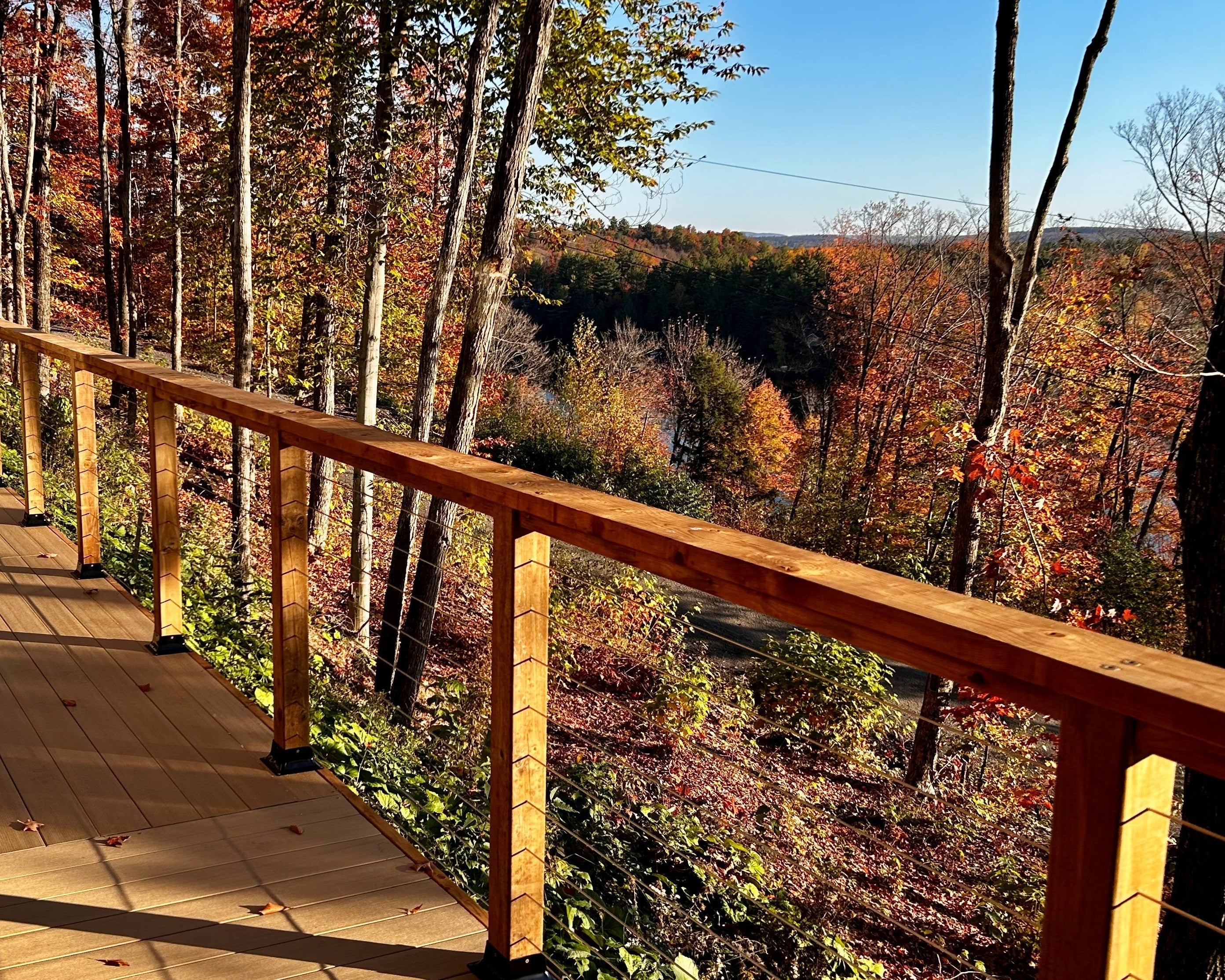 Classic Cable Railing System - II - Timber Post - Gauthier De LaPlante