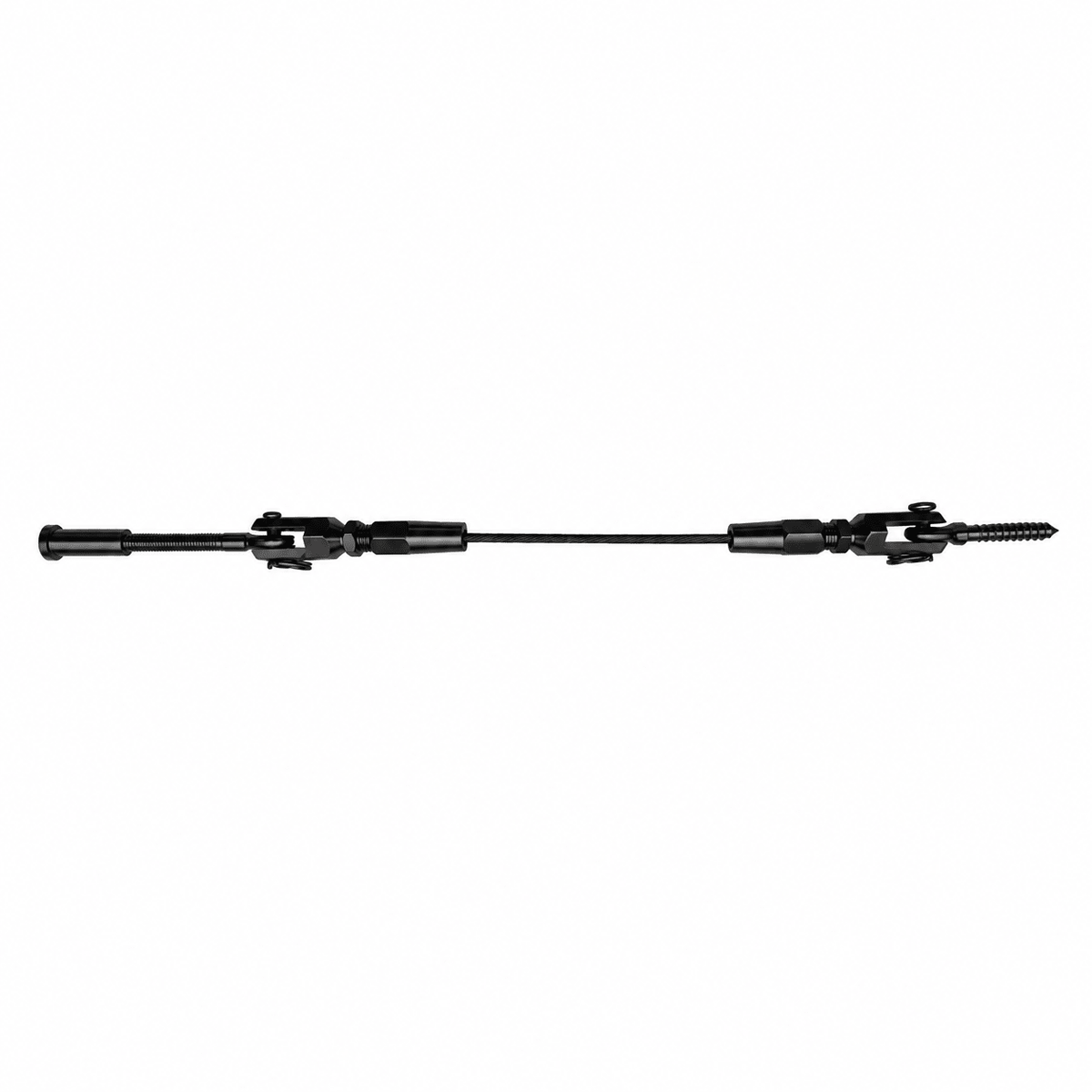 Classic Cable Railing System - II - Timber Post - Black - Gauthier De LaPlante