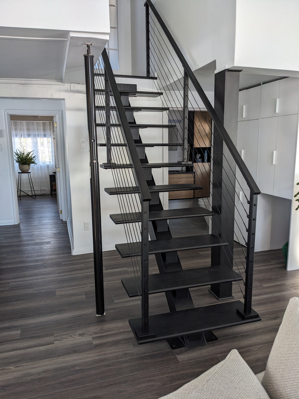 Marina Cable Railing System - II - Metal Post - Black - Gauthier De LaPlante