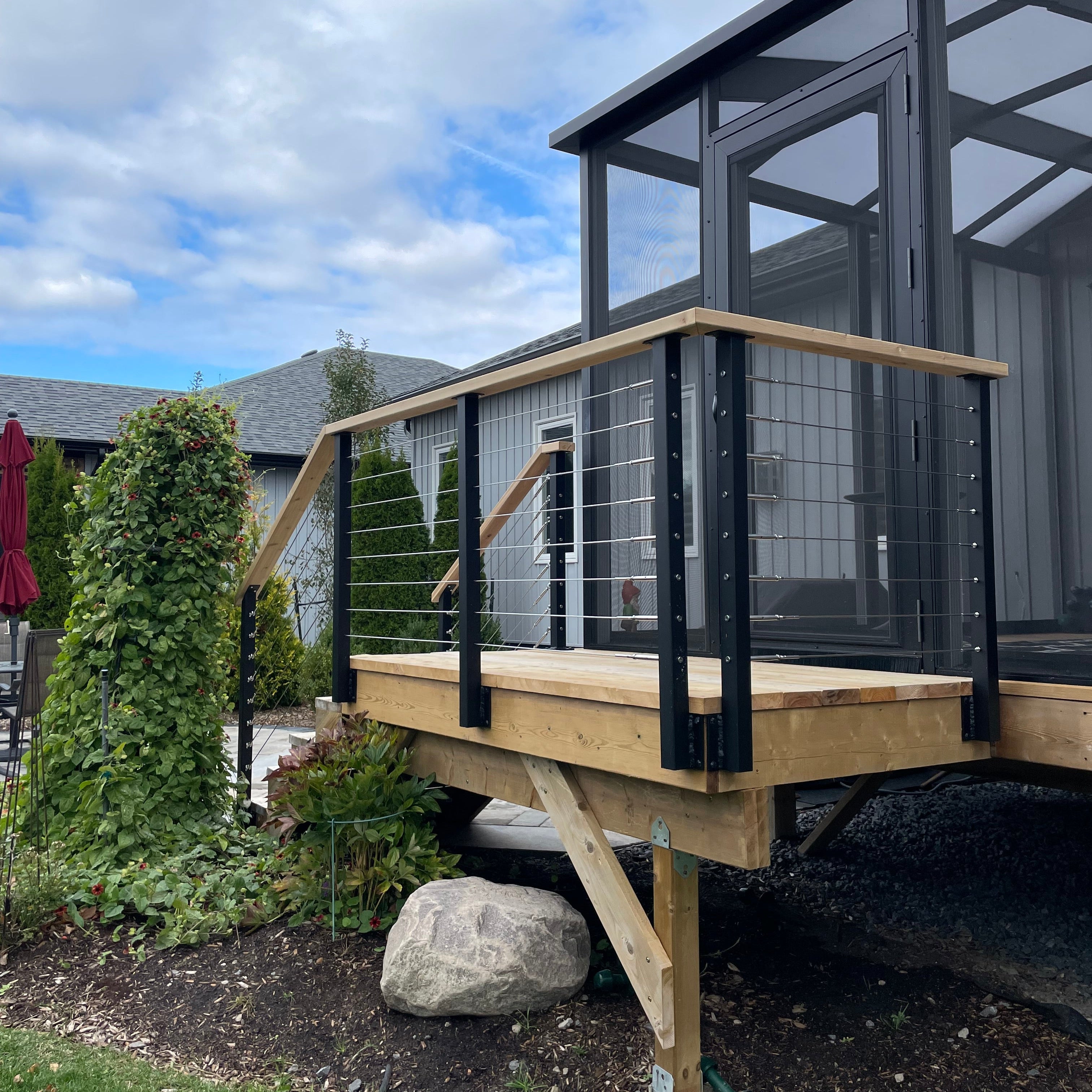 Nautica Cable Railing System - I – Metal Post - Gauthier De LaPlante