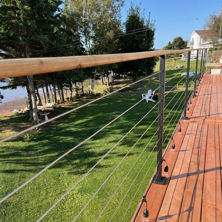 Nautica Cable Railing System - I – Metal Post - Gauthier De LaPlante