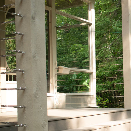 Sailing Cable Railing System I – Timber Post - Gauthier De LaPlante