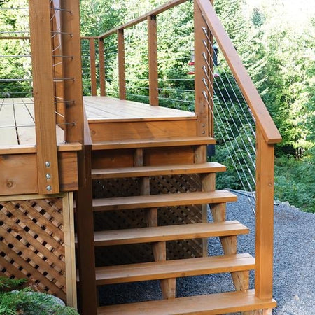 Sailing Cable Railing System II – Timber Post - Gauthier De LaPlante