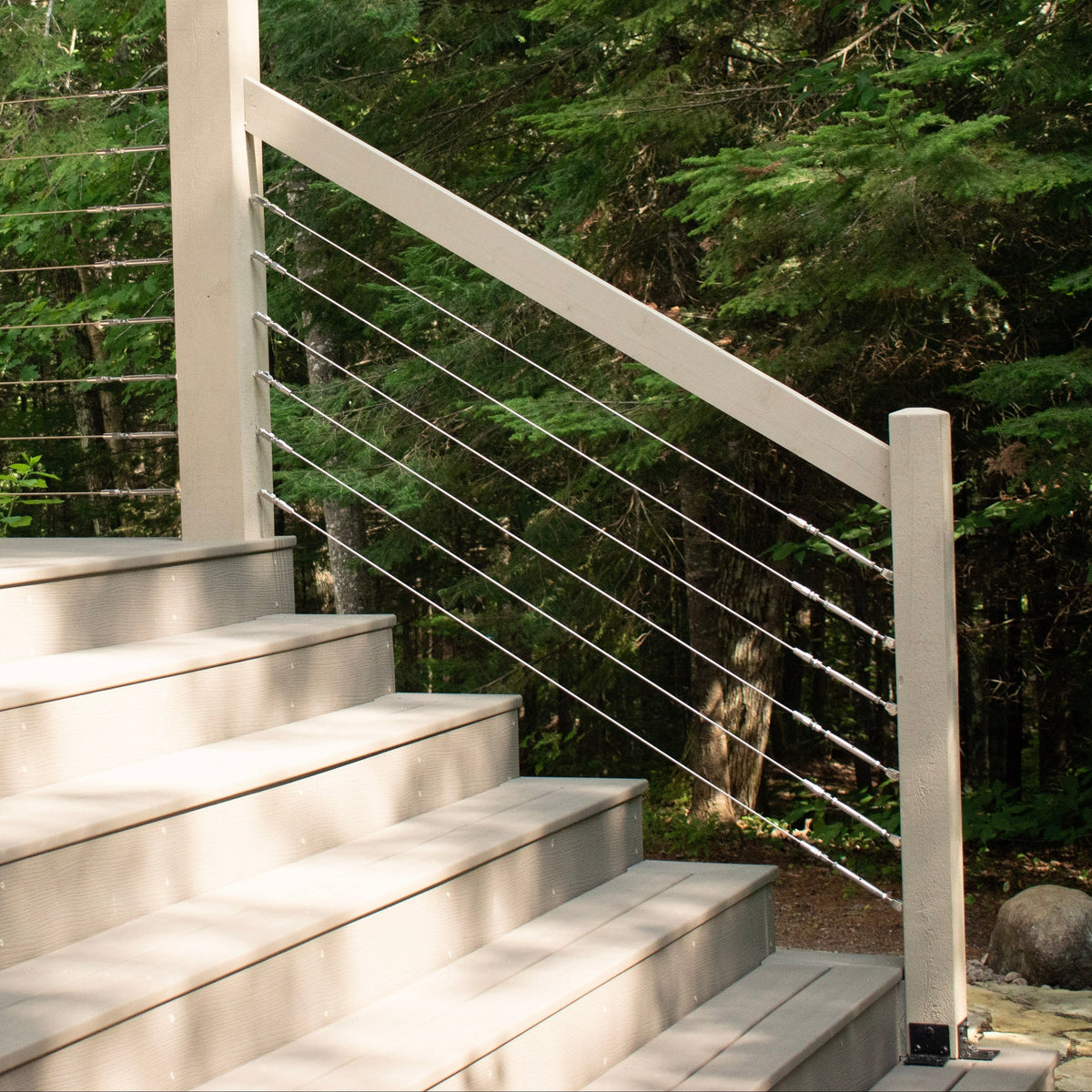 Sailing Cable Railing System II – Timber Post - Gauthier De LaPlante