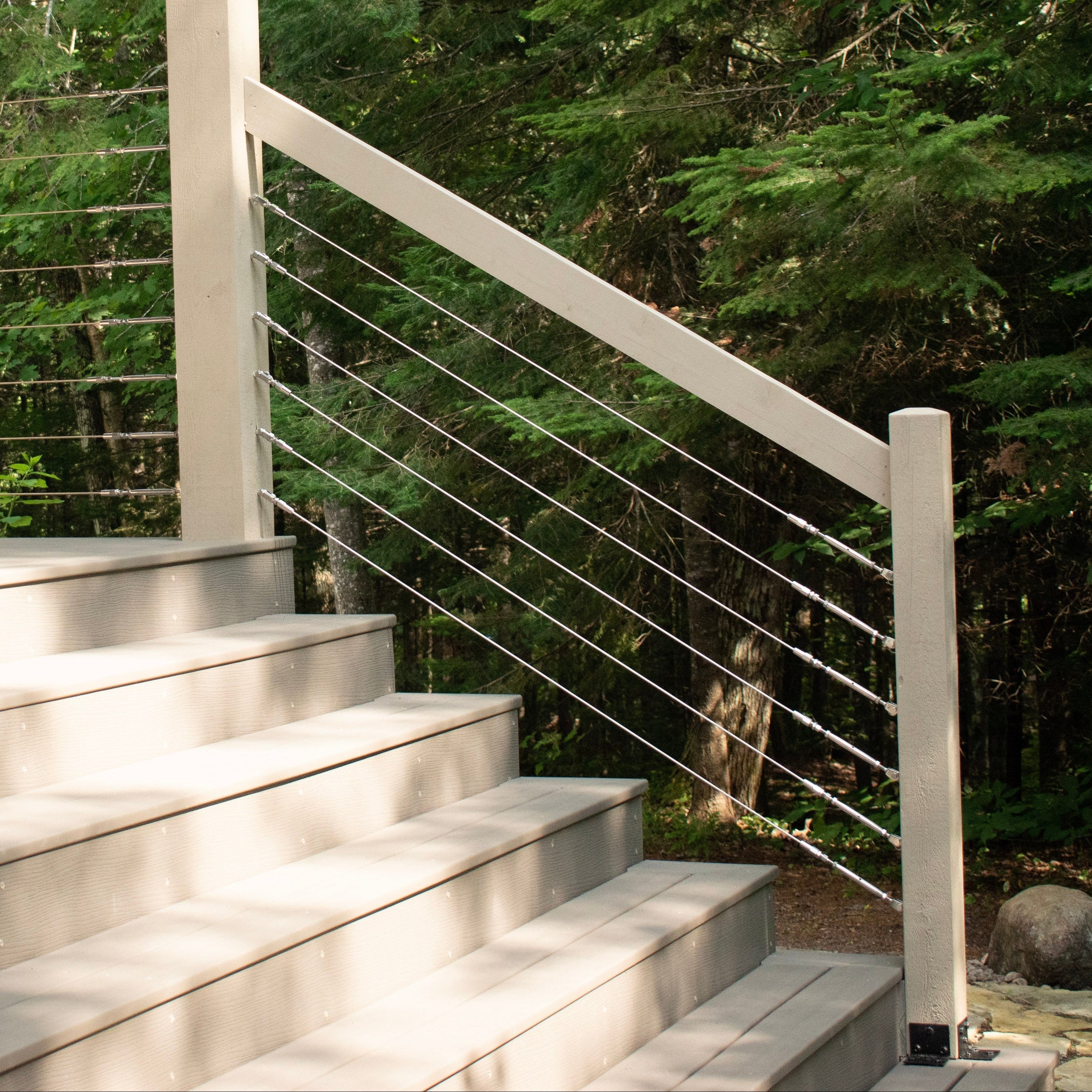 Sailing Cable Railing System II – Timber Post - Gauthier De LaPlante