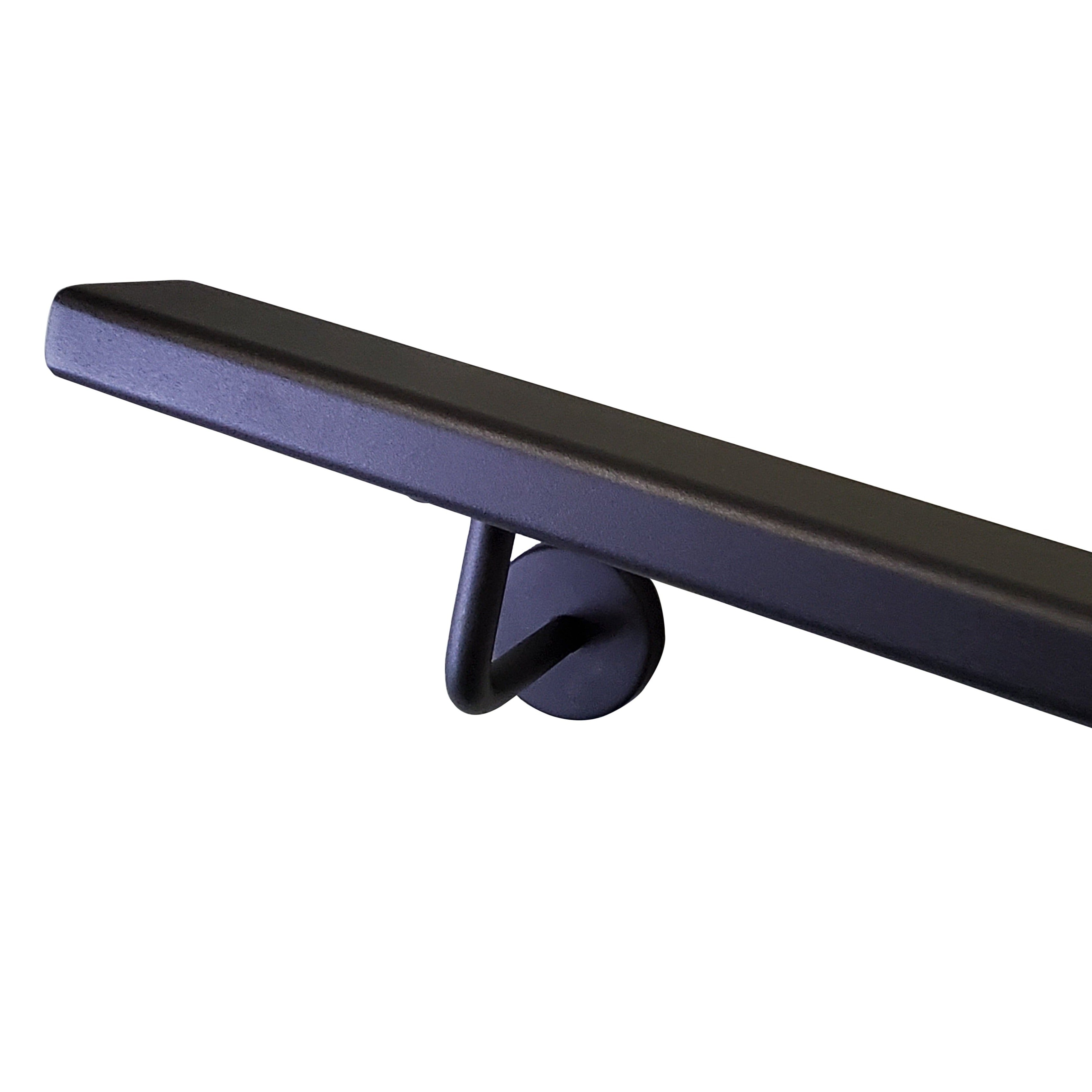 Aluminum handrail – 2" X 1" – Matte Black - Gauthier De LaPlante