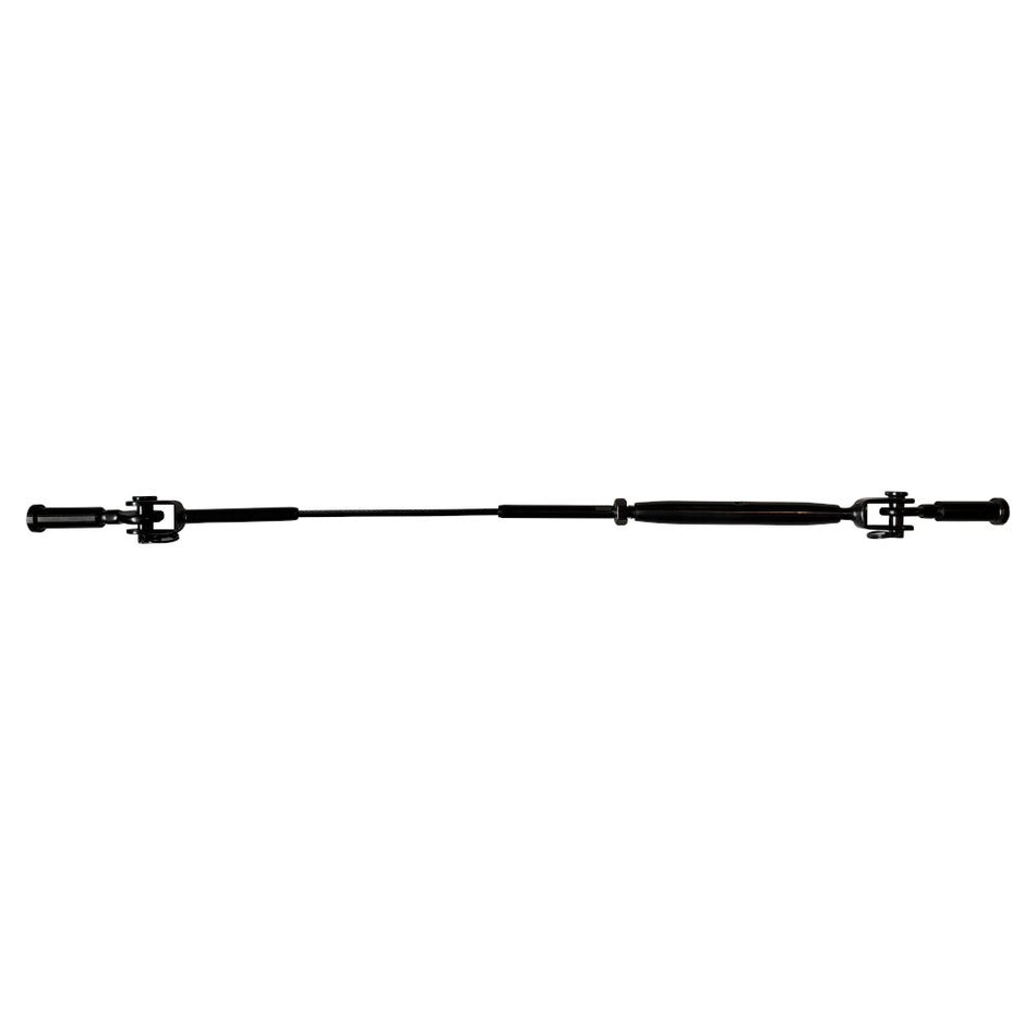 Nautica Cable Railing System - II – Metal Post - Black - Gauthier De LaPlante