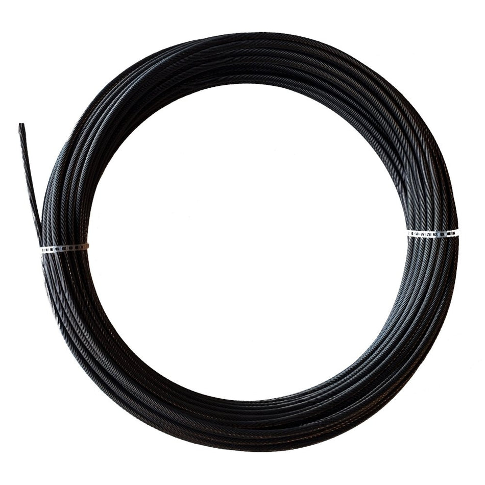 Stainless steel cable - Black - Gauthier De LaPlante