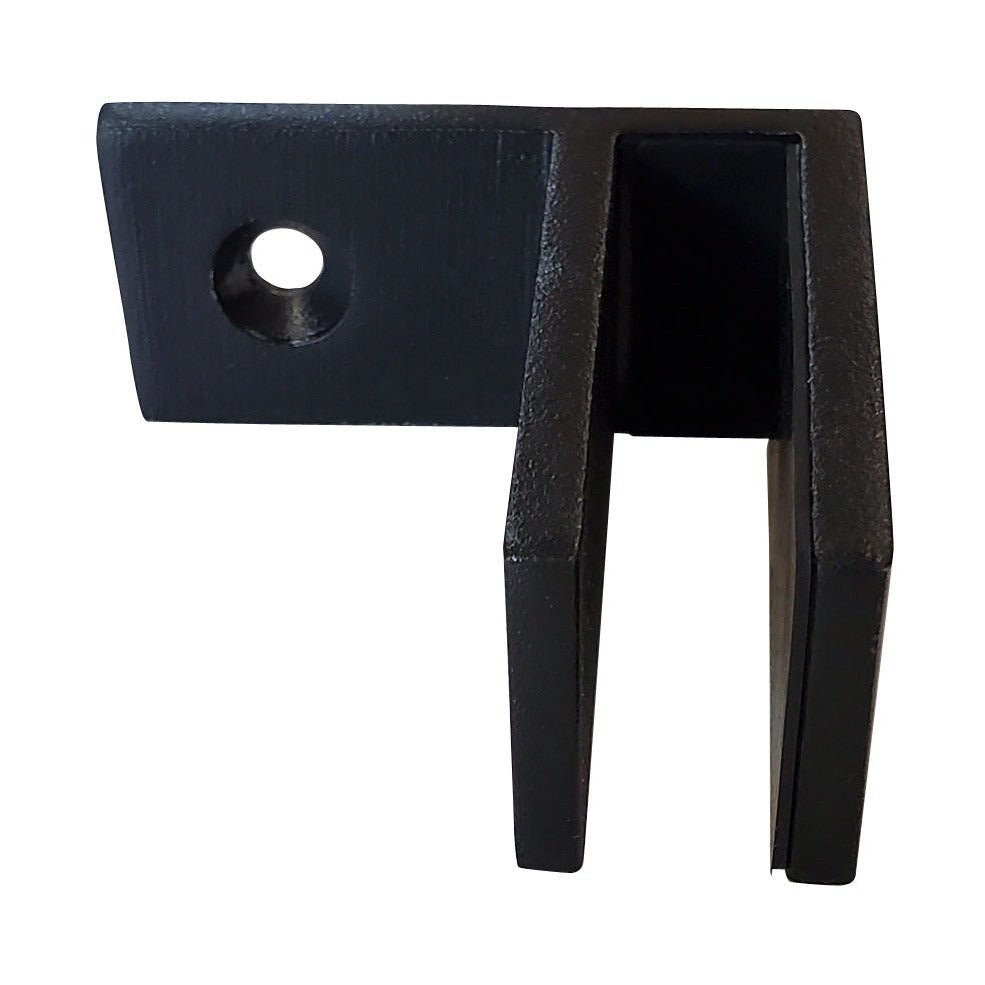 Stainless Steel Glass Clamp - Glass to wall 1/2'' - Black - Gauthier De LaPlante
