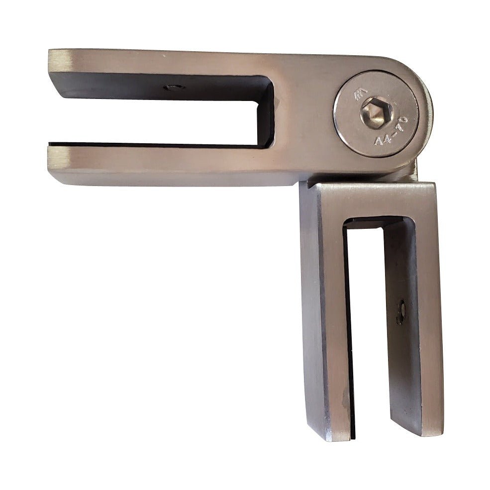 Stainless steel glass connector 1/2'' - Adjustable - Gauthier De LaPlante