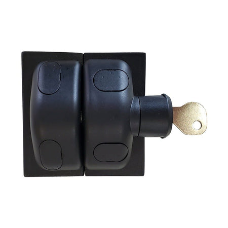 Stainless Steel Magnetic Latch With Key - Black - Gauthier De LaPlante