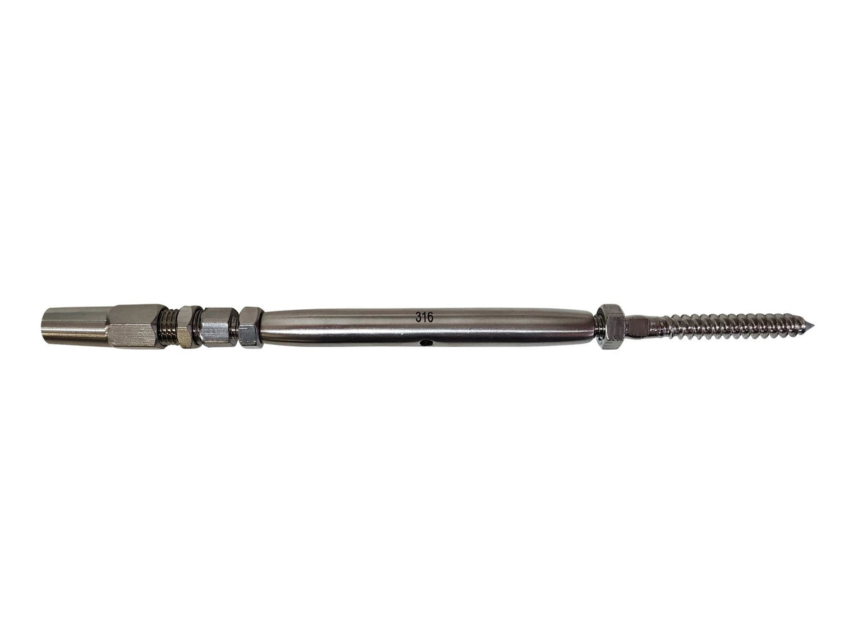 Swageless Jaw Turnbuckle - I - Timber posts - Gauthier De LaPlante